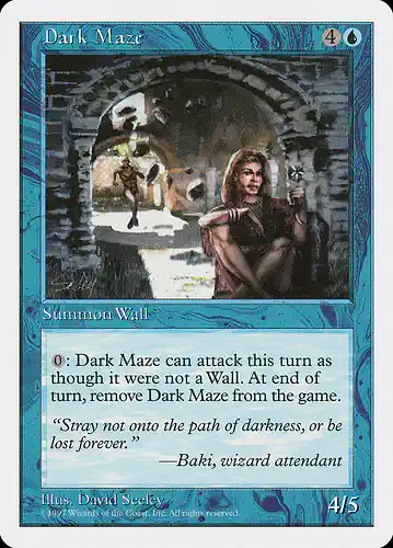 Dark Maze - 5ed Spoiler