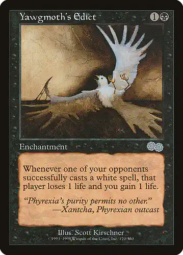 Yawgmoth's Edict - usg Spoiler