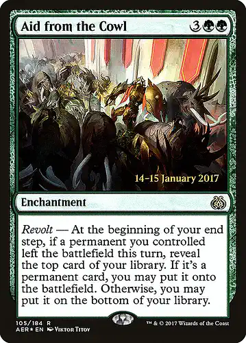Aid from the Cowl - aer Spoiler