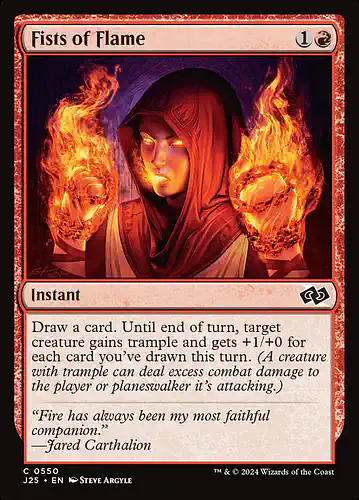 Fists of Flame - j25 Spoiler