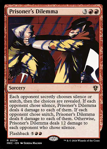 Prisoner's Dilemma - mkc Spoiler
