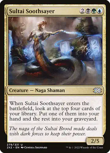 Sultai Soothsayer - 2x2 Spoiler