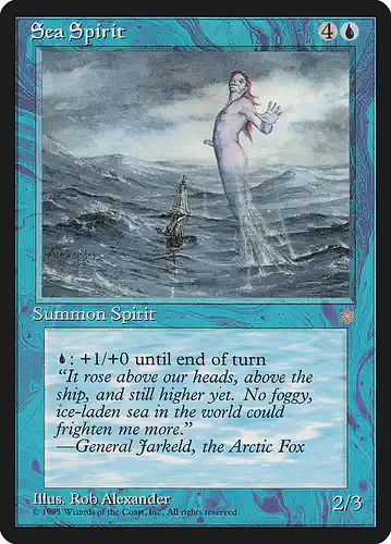 Sea Spirit - ice Spoiler