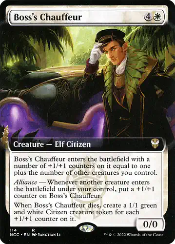 Boss's Chauffeur - ncc Spoiler