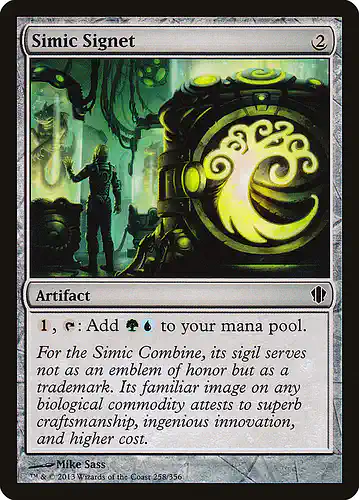 Simic Signet - c13 Spoiler