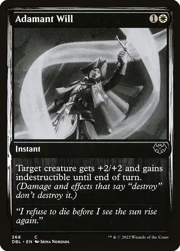 Adamant Will - dbl Spoiler