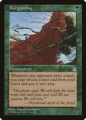 Burgeoning - sth Spoiler