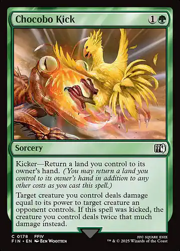 Chocobo Kick - fin Spoiler