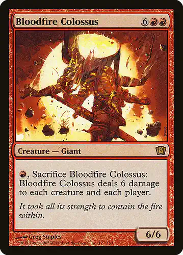 Bloodfire Colossus - 9ed Spoiler