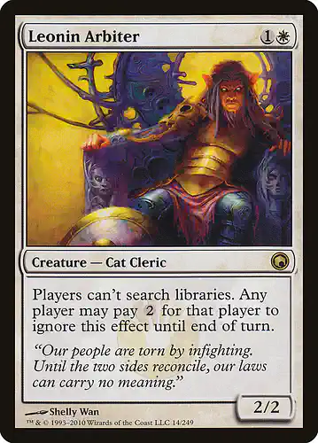 Leonin Arbiter - som Spoiler