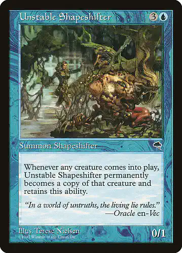 Unstable Shapeshifter - tmp Spoiler