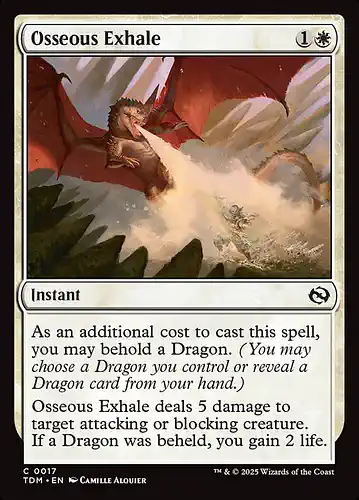 Osseous Exhale - tdm Spoiler