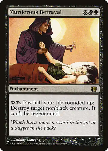 Murderous Betrayal - 8ed Spoiler