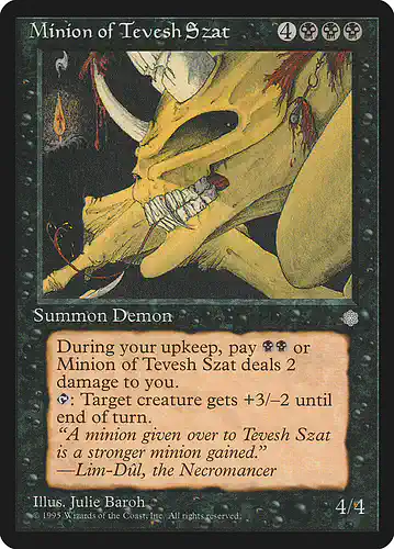 Minion of Tevesh Szat - ice Spoiler