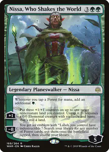 Nissa, Who Shakes the World - war Spoiler