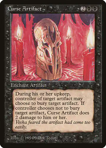 Curse Artifact - drk Spoiler