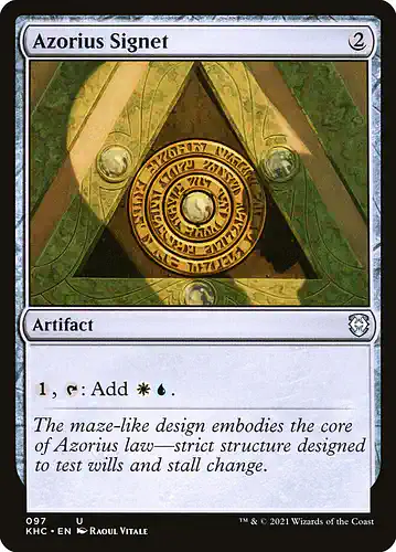 Azorius Signet - khc Spoiler
