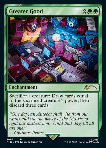Greater Good - sld Spoiler