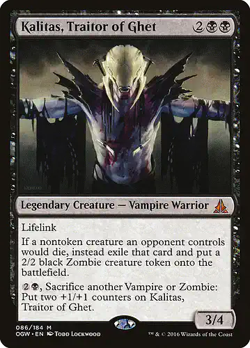 Kalitas, Traitor of Ghet - ogw Spoiler