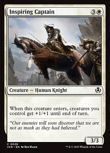 Inspiring Captain - inr Spoiler
