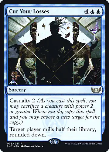 Cut Your Losses - snc Spoiler