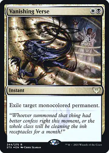 Vanishing Verse - stx Spoiler