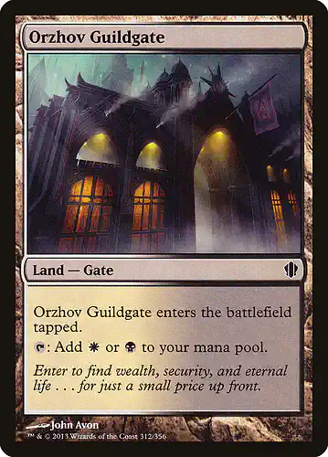 Orzhov Guildgate - c13 Spoiler