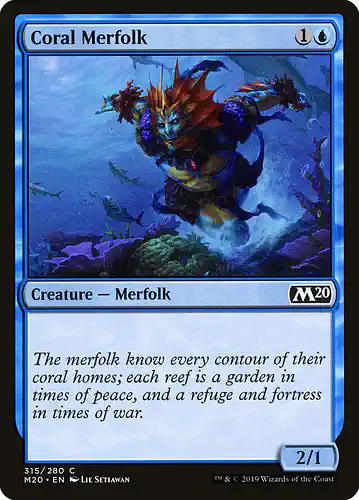 Coral Merfolk - m20 Spoiler