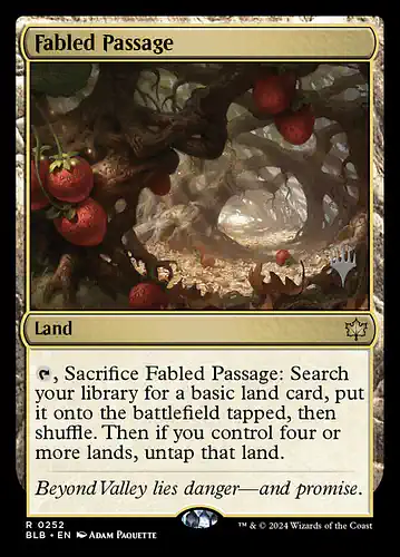 Fabled Passage - blb Spoiler