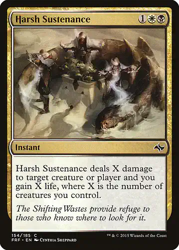Harsh Sustenance - frf Spoiler