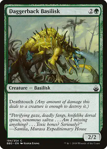 Daggerback Basilisk - bbd Spoiler