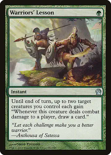 Warriors' Lesson - ths Spoiler