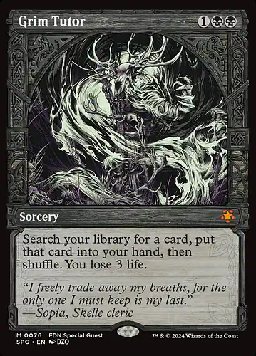 Grim Tutor - spg Spoiler