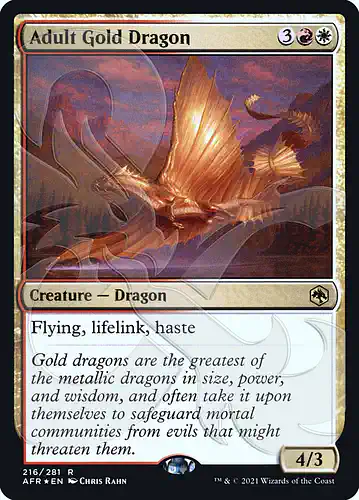Adult Gold Dragon - afr Spoiler