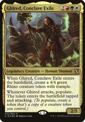 Ghired, Conclave Exile - c19 Spoiler