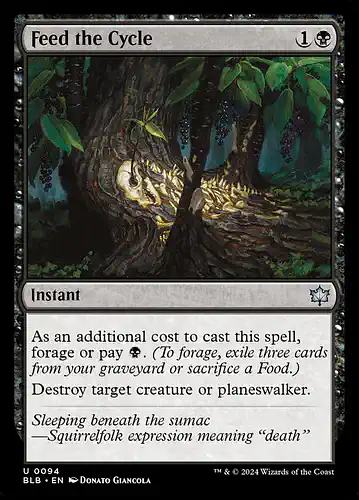 Feed the Cycle - blb Spoiler