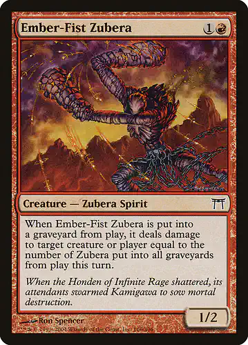 Ember-Fist Zubera - chk Spoiler