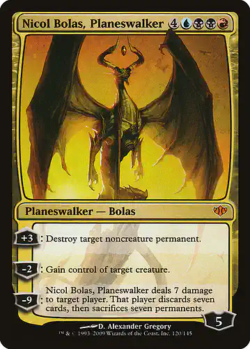 Nicol Bolas, Planeswalker - con Spoiler