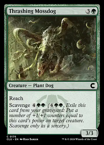 Thrashing Mossdog - clu Spoiler