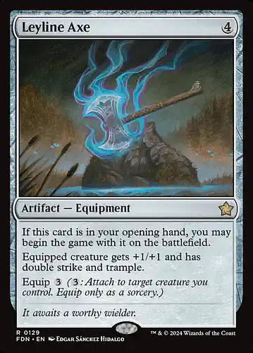 Leyline Axe - fdn Spoiler