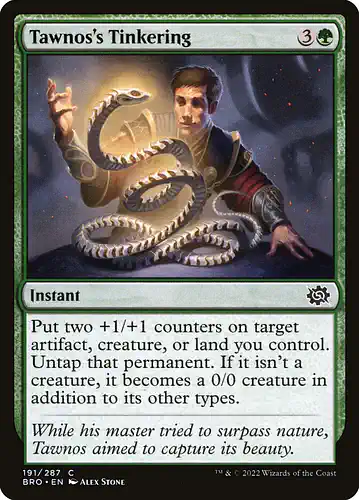 Tawnos's Tinkering - bro Spoiler