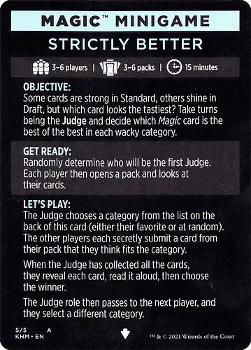 Strictly Better - khm Spoiler