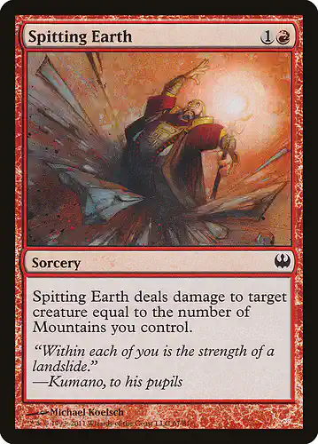 Spitting Earth - ddg Spoiler