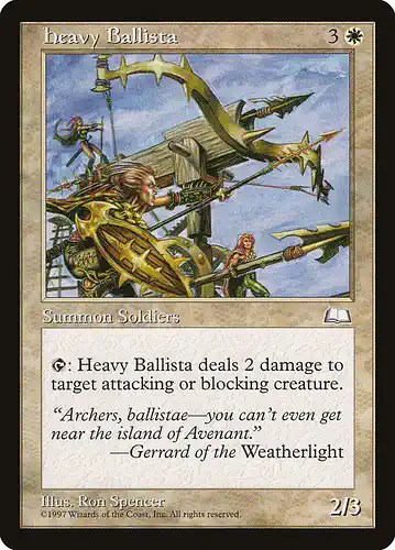 Heavy Ballista - wth Spoiler