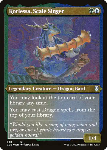 Korlessa, Scale Singer - clb Spoiler