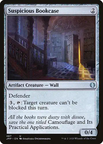 Suspicious Bookcase - jmp Spoiler