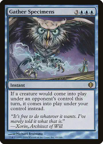 Gather Specimens - ala Spoiler