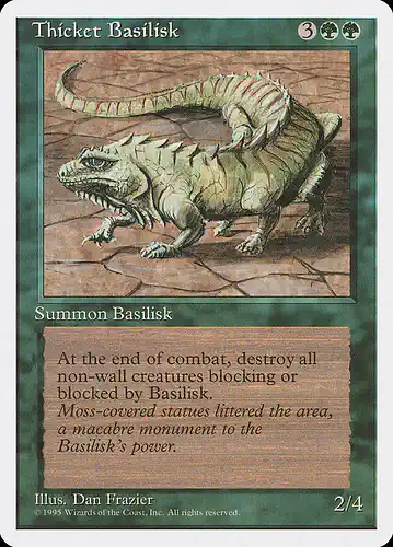 Thicket Basilisk - 4ed Spoiler
