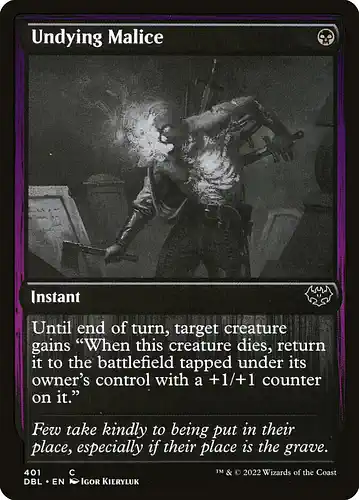 Undying Malice - dbl Spoiler