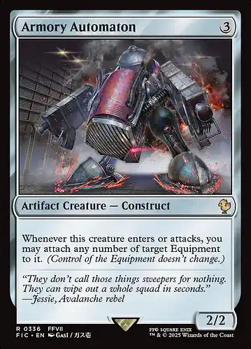 Armory Automaton - fic Spoiler